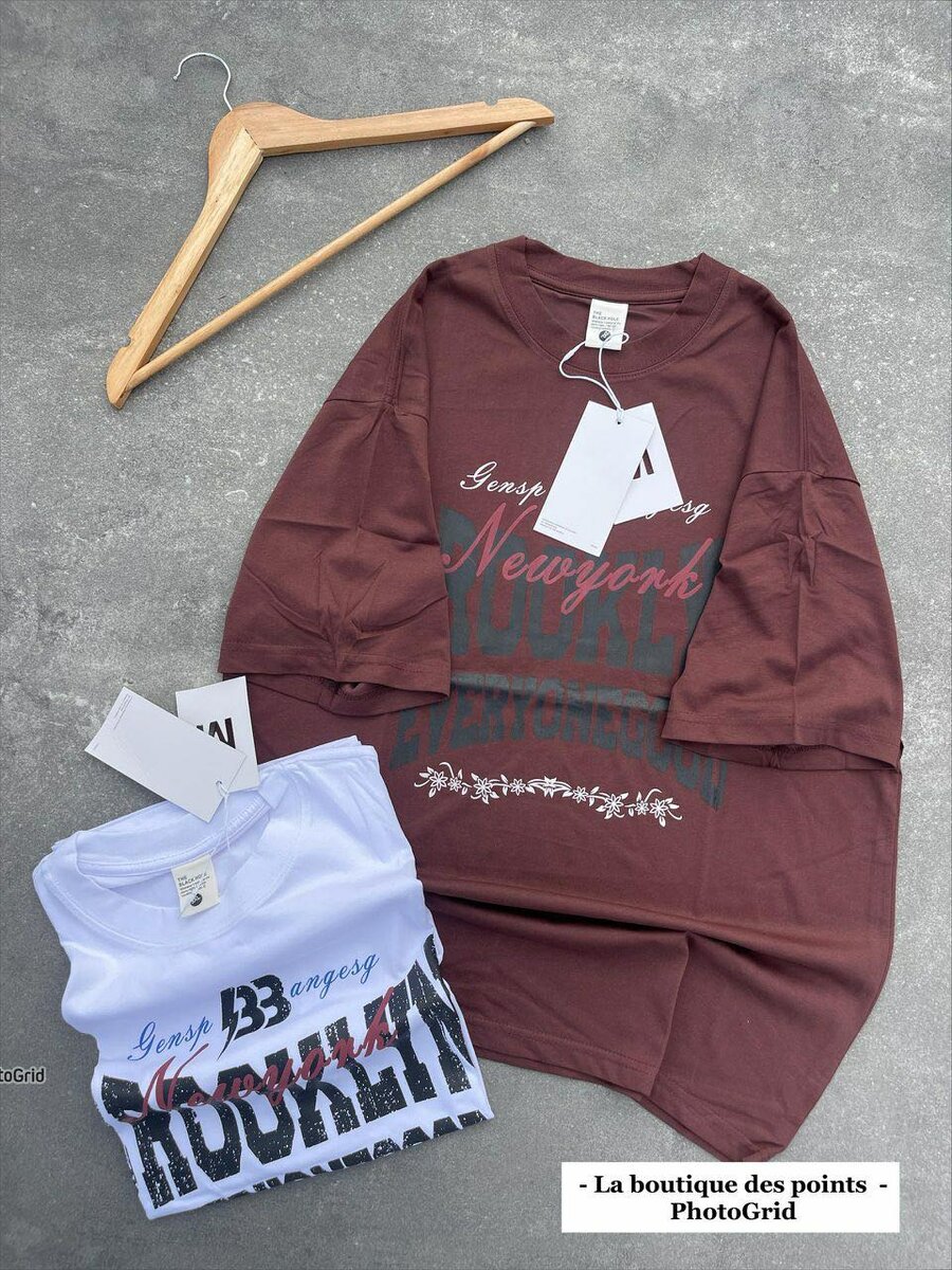 T-Shirt Oversize Unisexe Imprimé