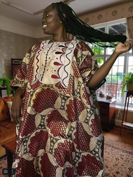 Robe rouge africaine