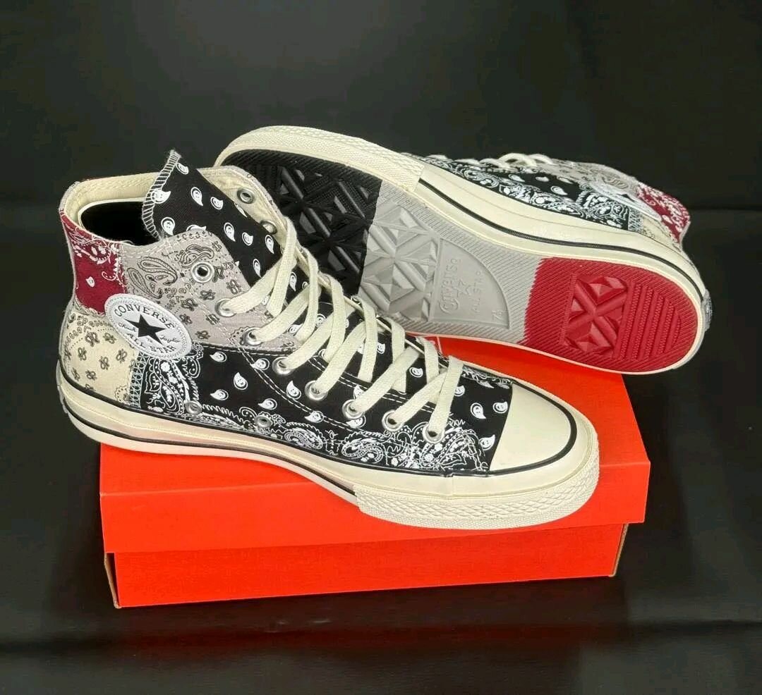 Baskets Montantes Tissu Imprimé