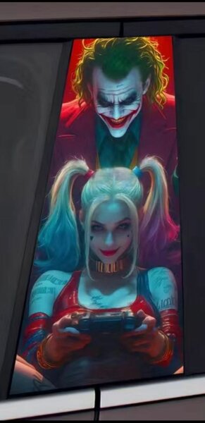 3D наклейки между дверями вашего авто