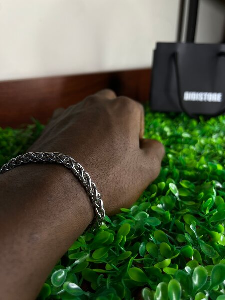 Bracelet chaîne argent élégant