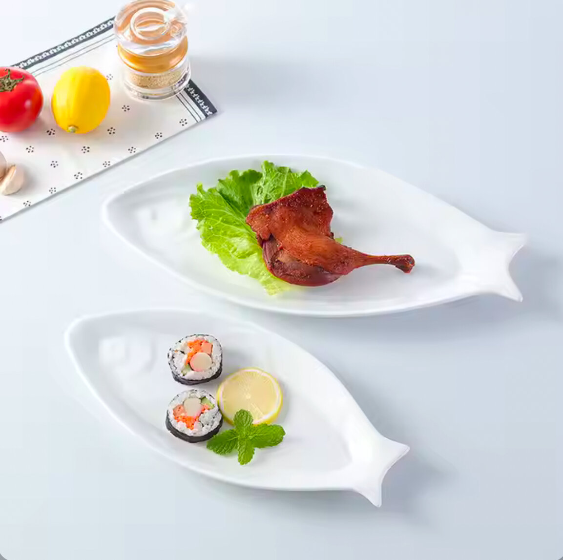 Plateau à poisson élégant