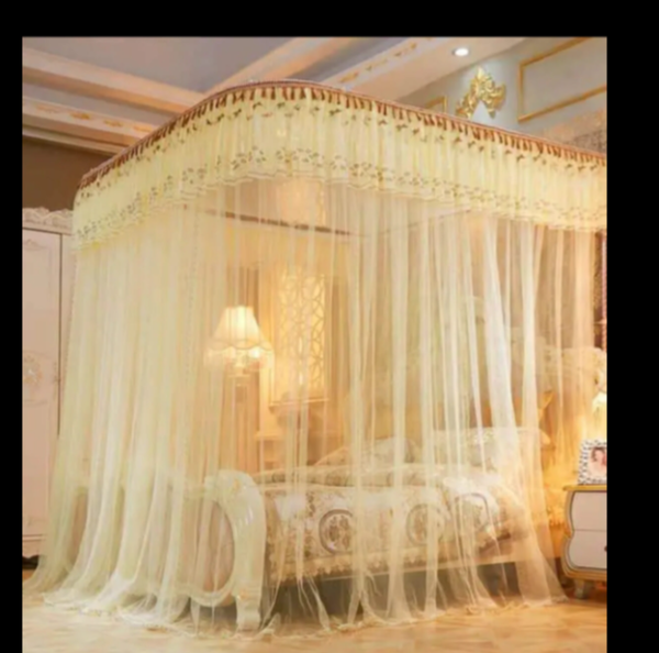 Double bed with canopy