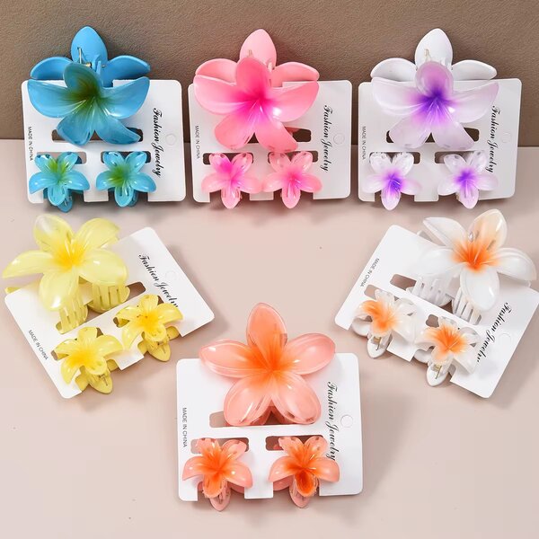 Ensemble de pinces à cheveux fleurs