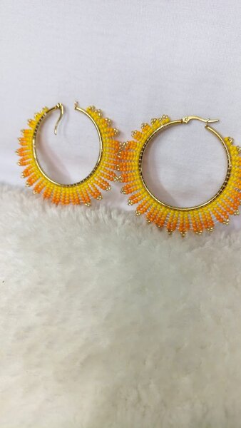 Boucles d'oreilles en perles