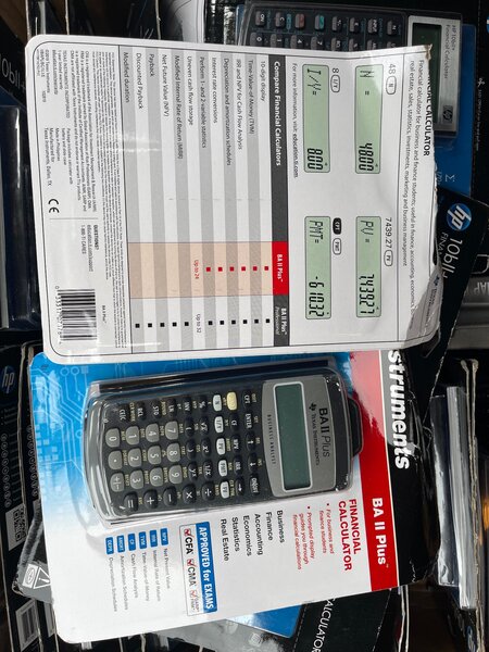 Texas Instruments BA II Plus Financial Calculator