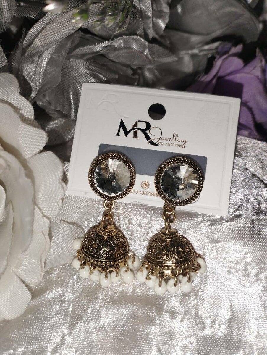 Girls Indian Jhumka Earrings