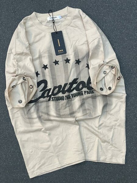 T-shirt oversize Capitol imprimé