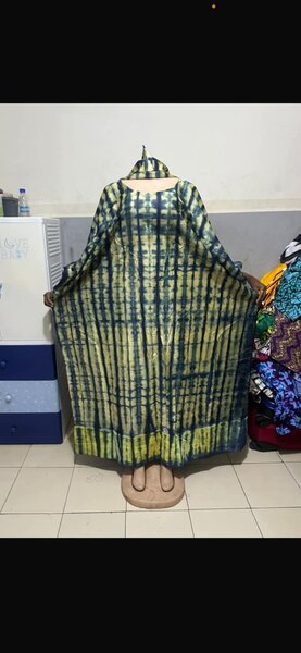 Robe caftan à motifs ethniques