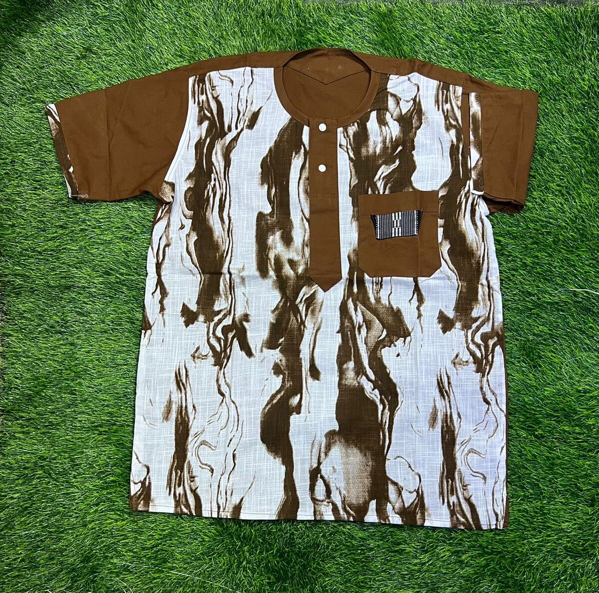 Chemise Homme Motif Abstrait