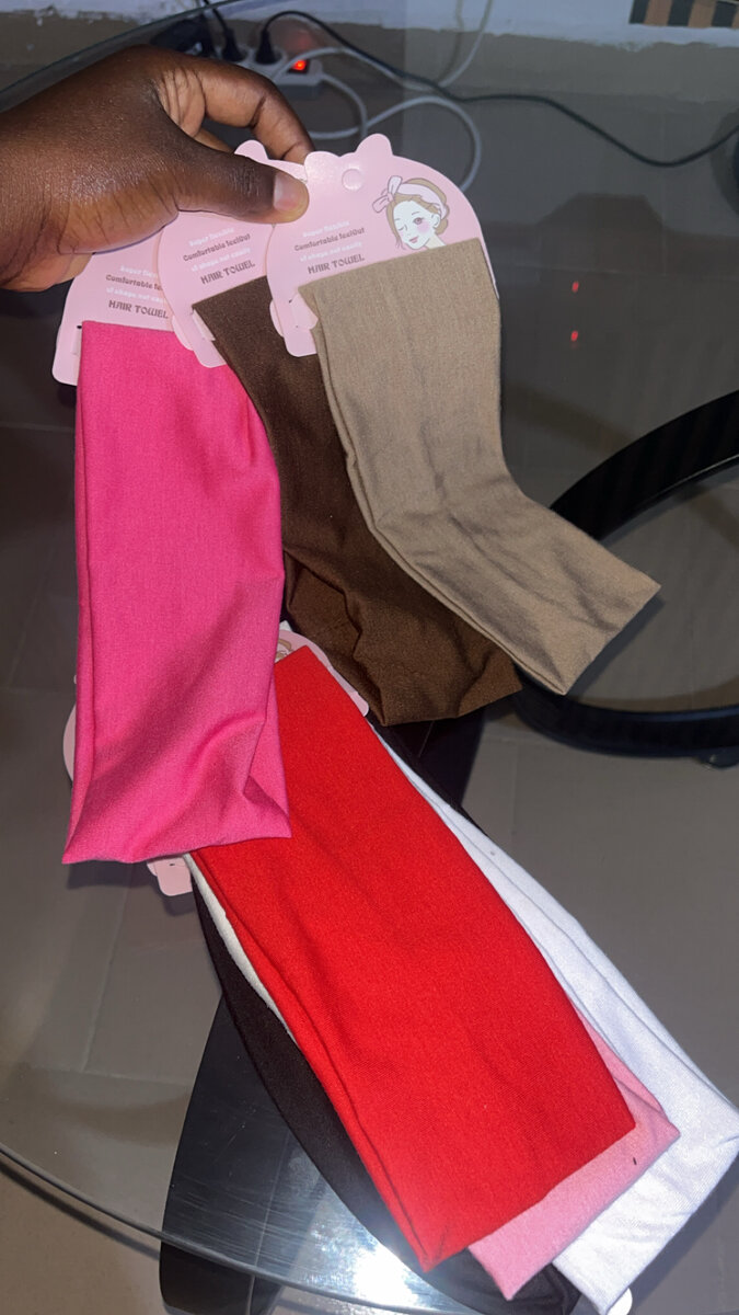 Bandeaux colorés en tissu