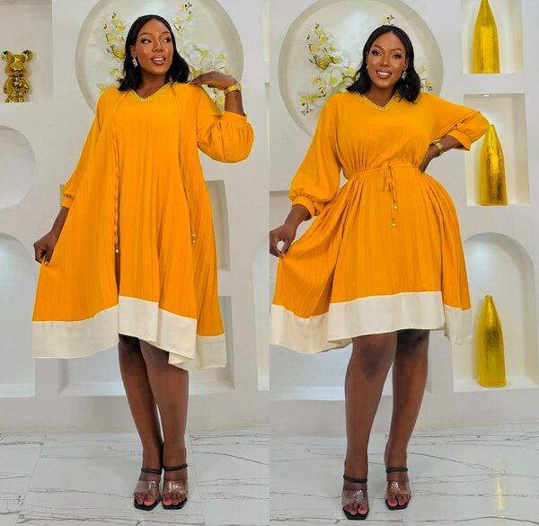 Robe ample colorée élégante