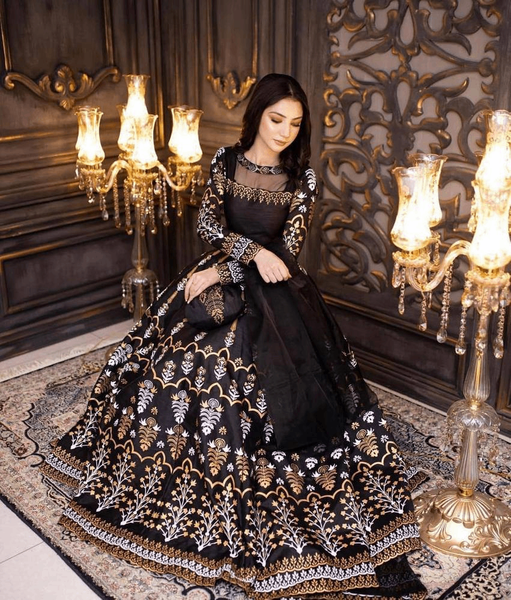 3 PCs Women's stitched Katan Silak Digital Print Suit