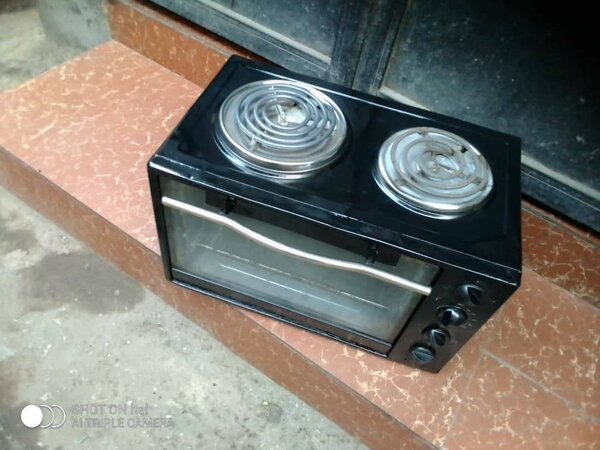 Two plates stove with Oven