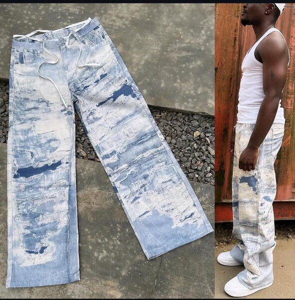 Jeans larges homme décontractés