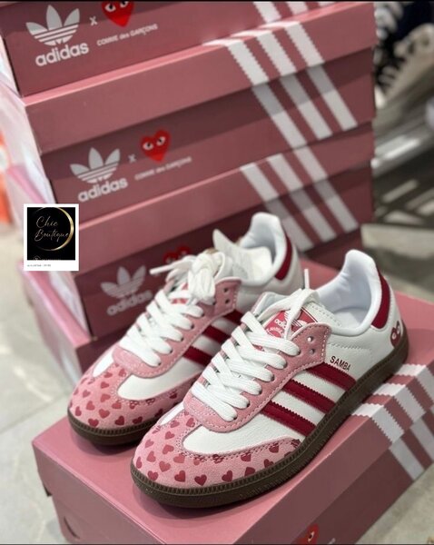 Baskets Adidas Coeur Rose