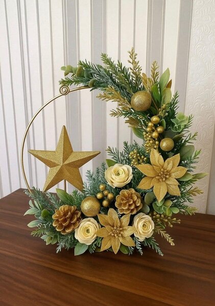 Couronne de Noël décorative