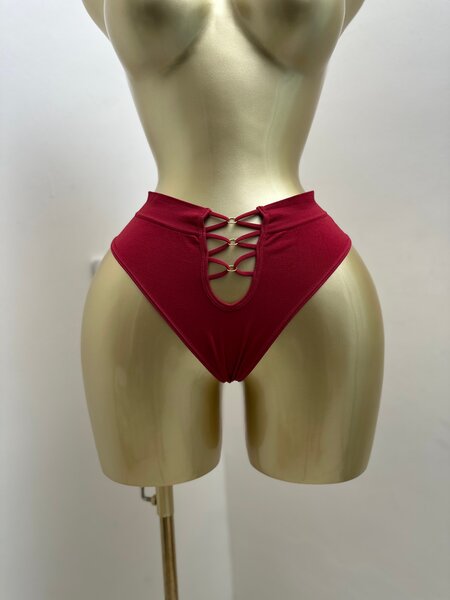 Culotte sexy rouge