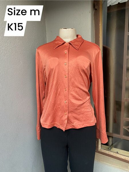 Classic Women Shirt Orange