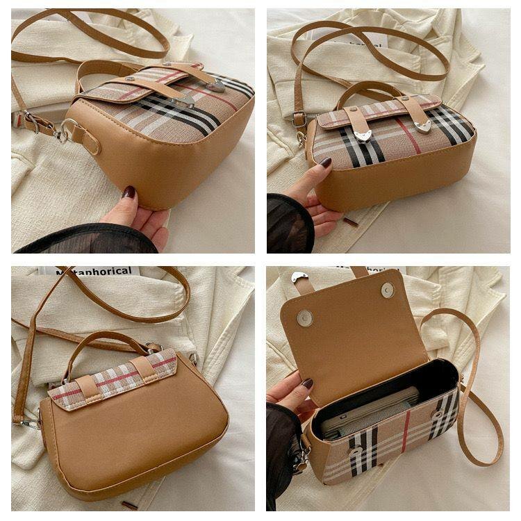 Sac Bandoulière Tartan Élégant