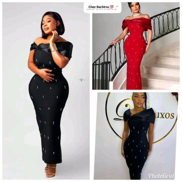 Robe élégante longue soirée