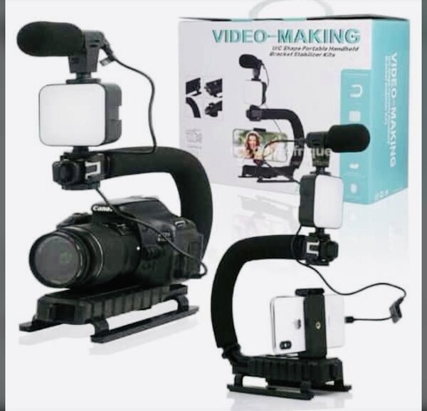 Support caméra avec micro flash