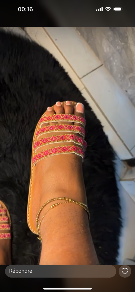 Sandales élégantes en strass