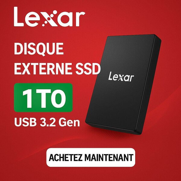 Disque dur externe Lexar