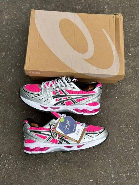 ASICS Sneakers Rose Argent