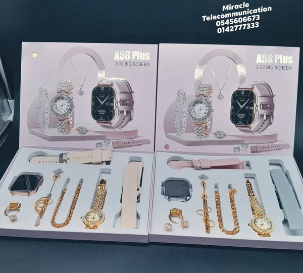 A58 Plus Watch & Jewelry Set