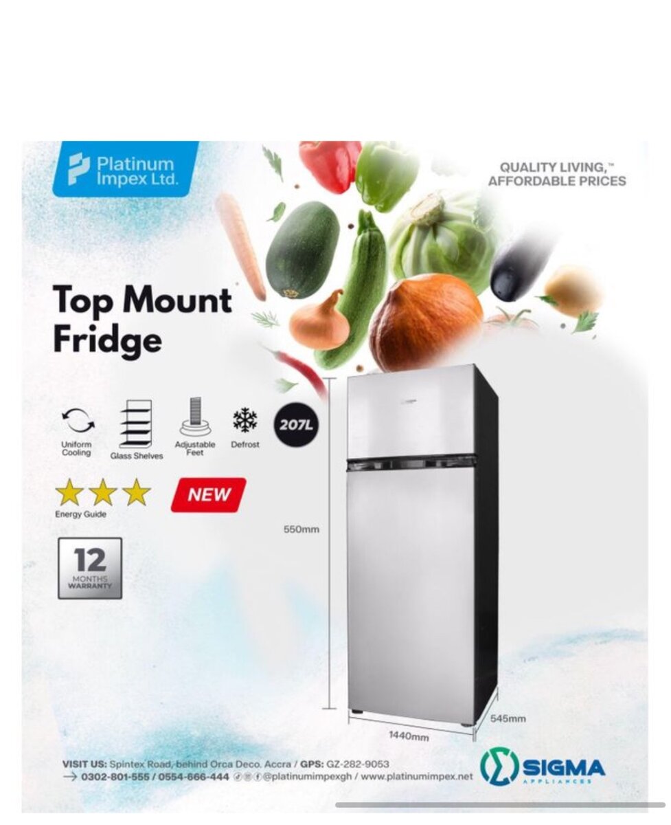 Top Mount Fridge
