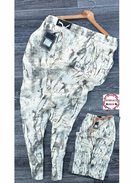 Pantalon jogger imprimé mode