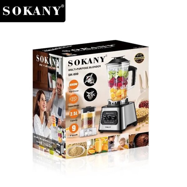 Original Sokany 2 in 1 blender