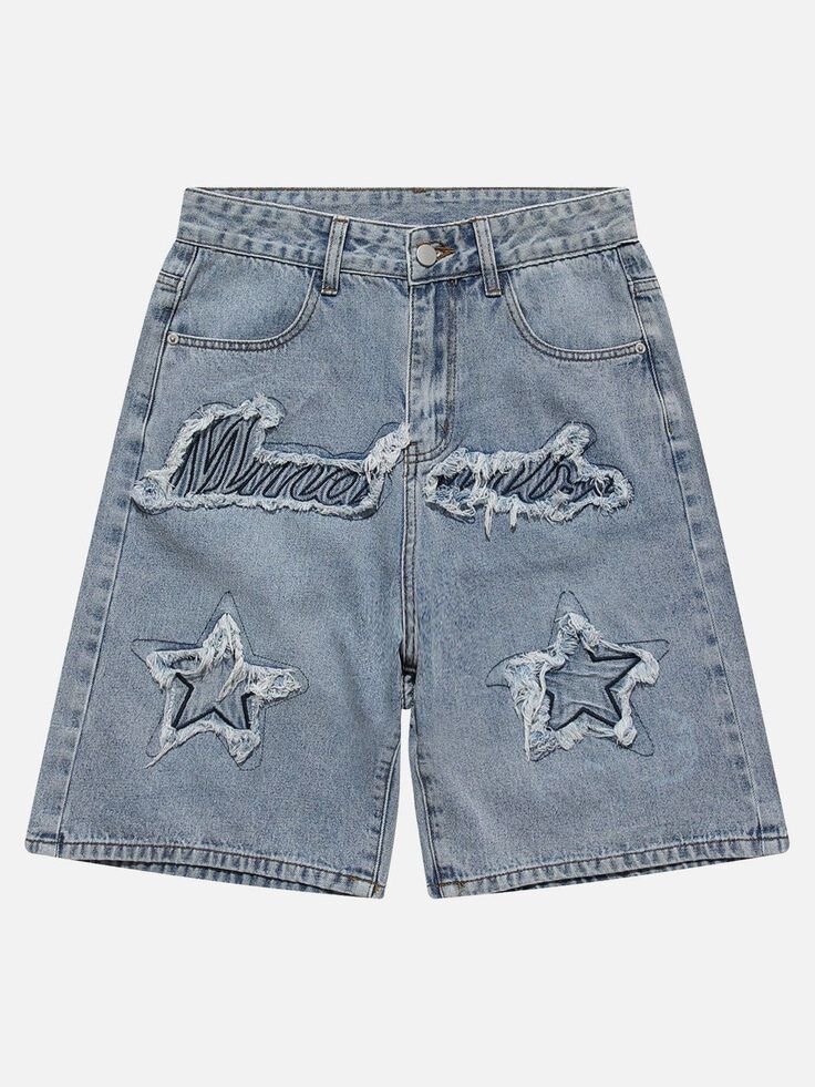 Shorts en jean déchirés tendance