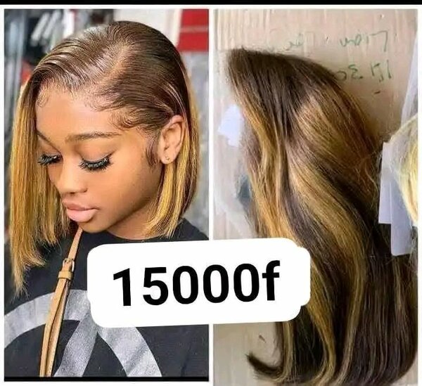 Perruque Synthétique Fronce Tête