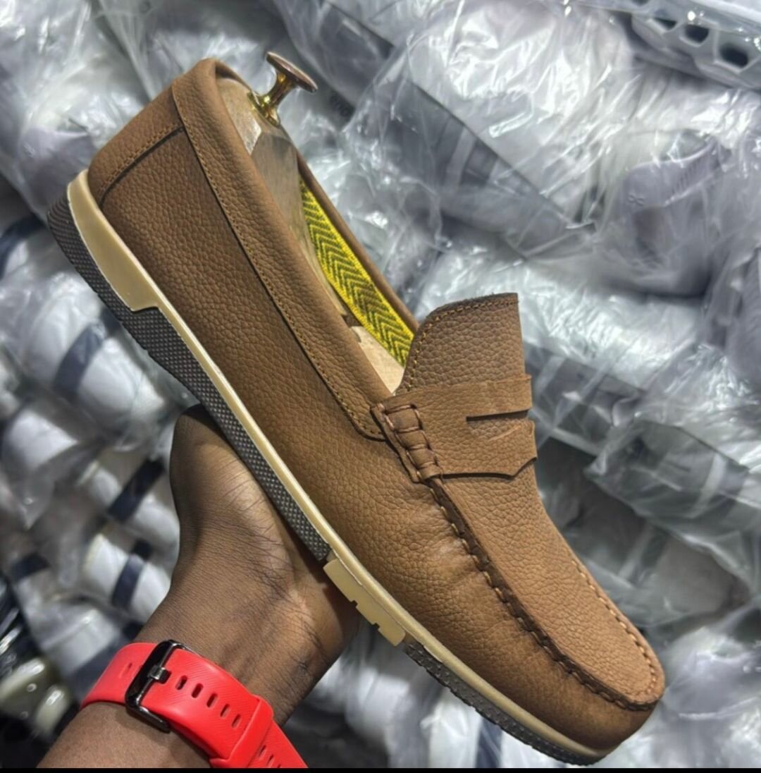 Mocassins en cuir élégant