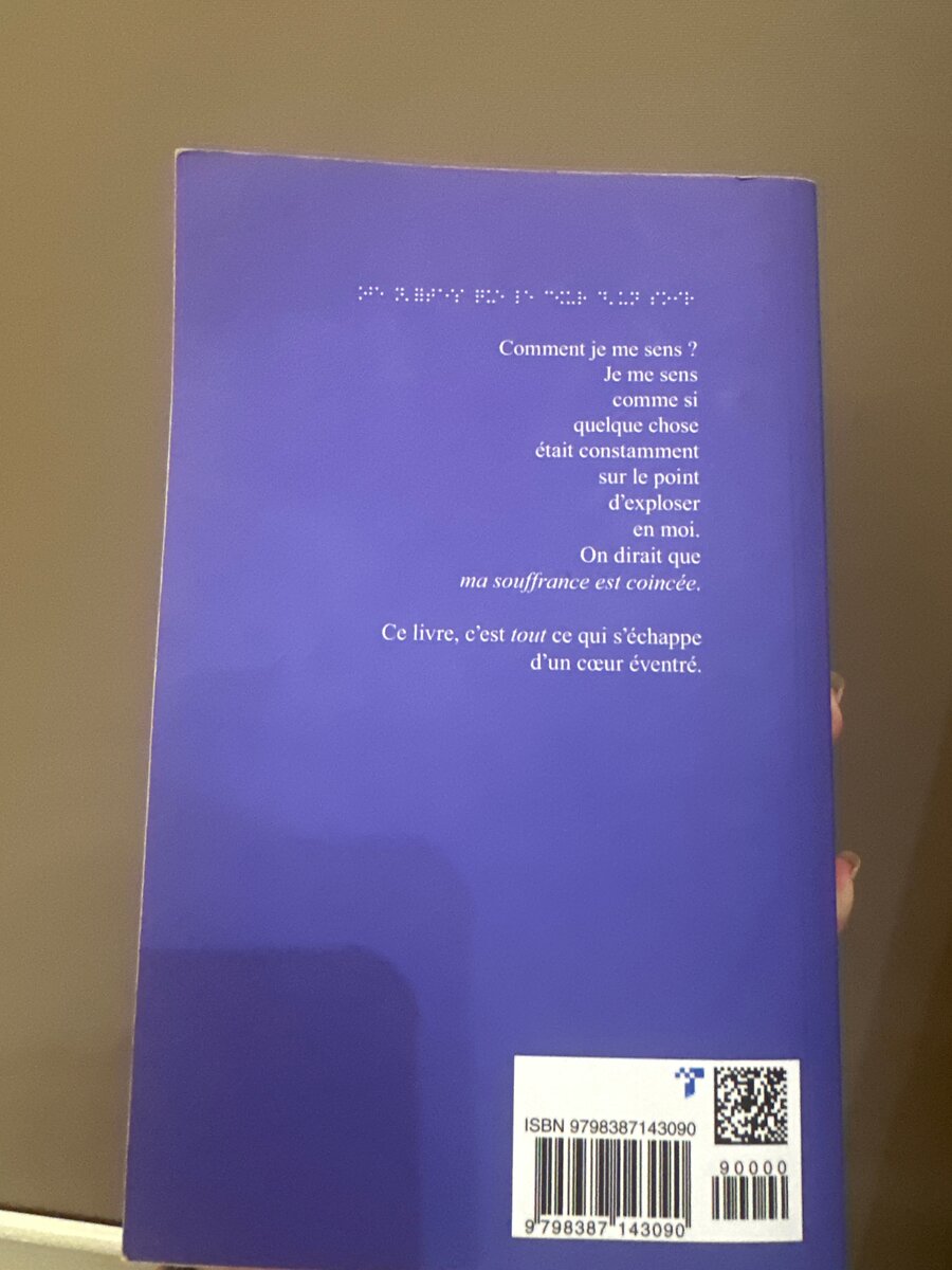 Livre poétique captivant