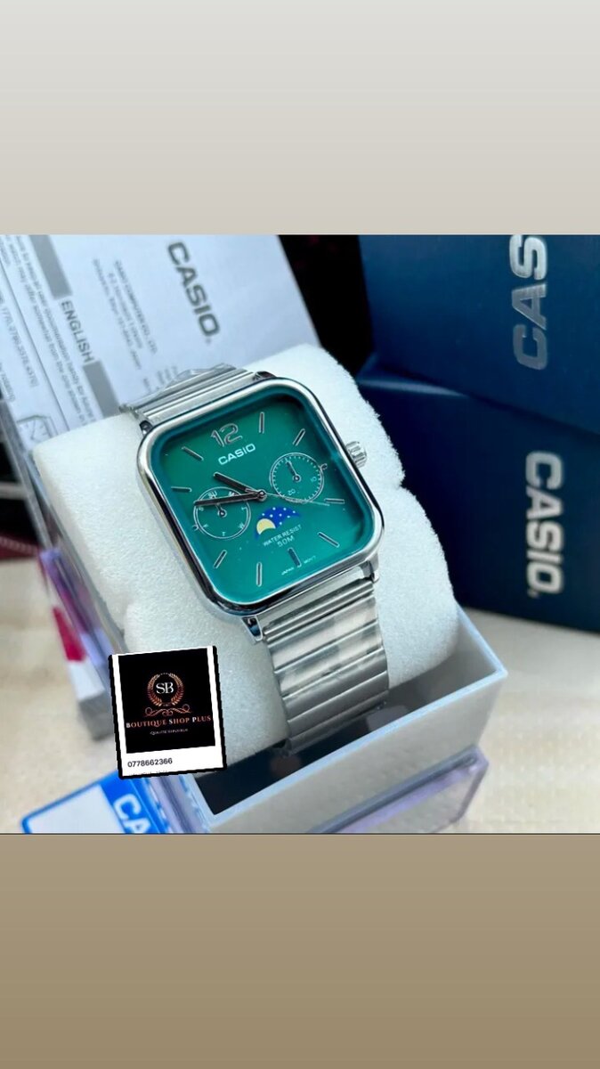 Montre Casio édifice authentique en acier