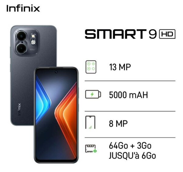 INFINIX SMART 9HD 64+3
