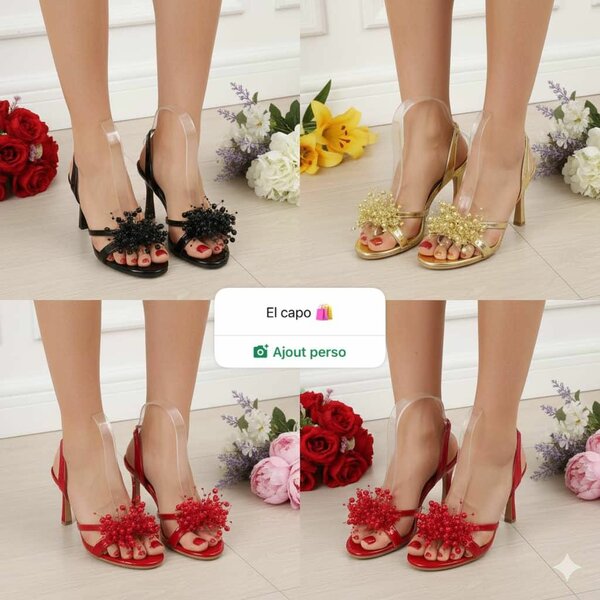 Sandales à talons élégantes