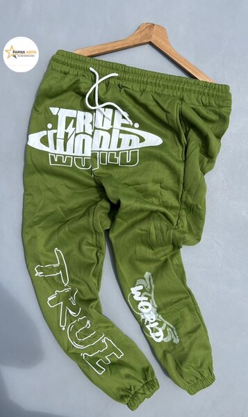 Pantalon vert jogging unisexe