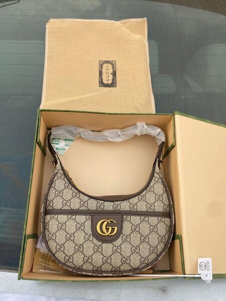 Sac Gucci GG Marmont beige et marron