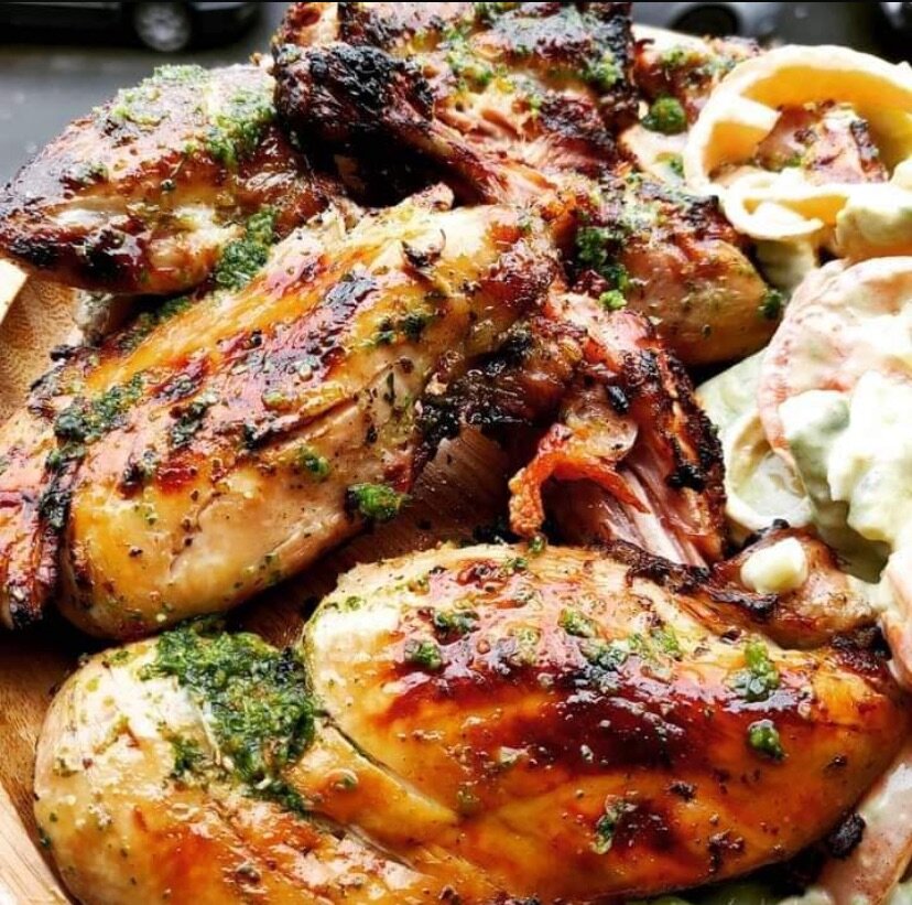 Poulet Roti Marinade Savoureuse