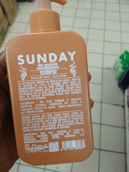 SundayGDoucheNourrissant385ml