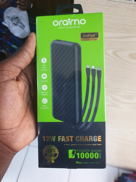 Chargeur portable Oraimo 10000mAh