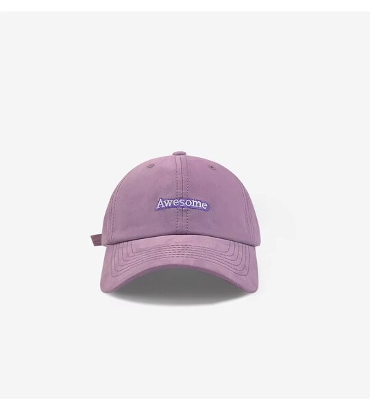 Casquette violet 'Awesome'