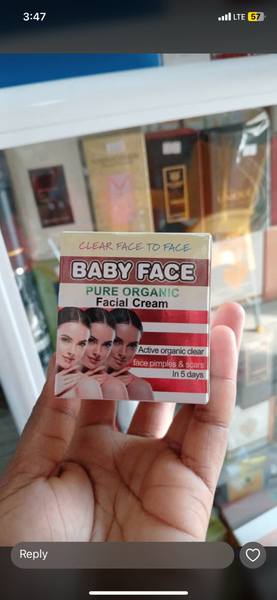Baby face facial cream