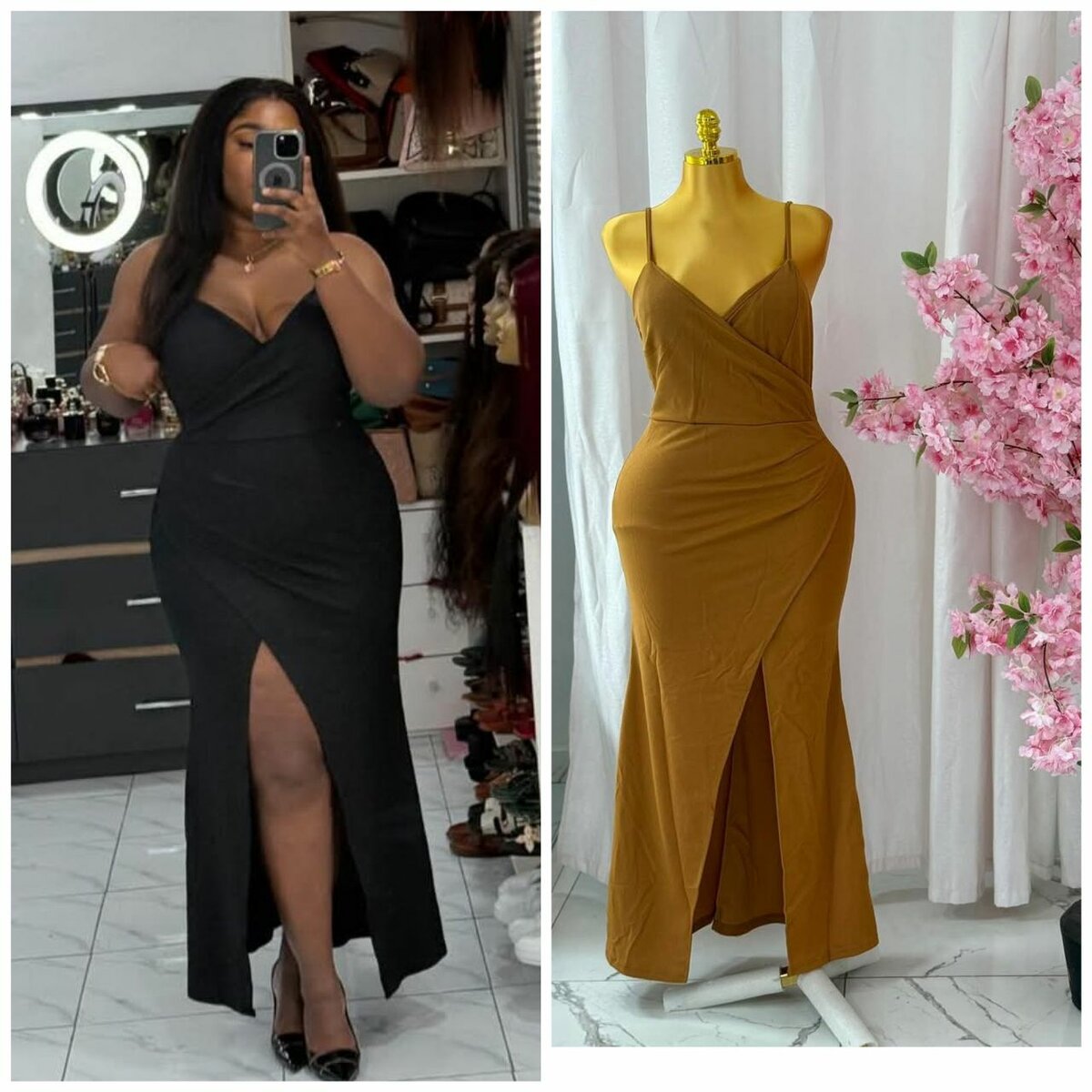 Robe Longue Évasée Élégante