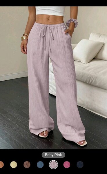 Pantalon large femme élégance