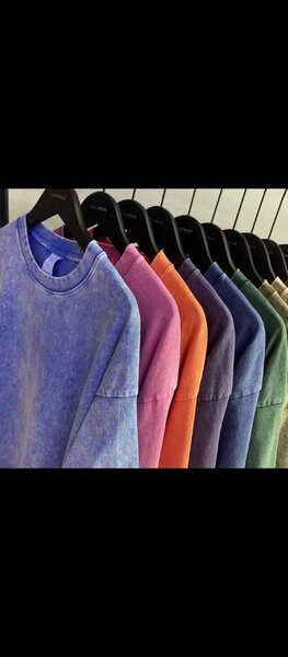 T-shirts en coton multicolores